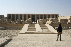 Temple of Seti I at Abydos, one stop on the day tour from Luxor, Egypt discovered by Dorothy Eade