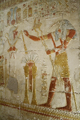Temple of Seti I at Abydos, wall decoration