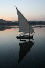 Felucca on the River Nile at sunset, part of your Luxor Experience