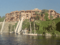 Death on the Nile was written by Agatha Christe while staying here