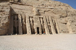 Temple of Hathor and Nefertari at Abu Simbel Egypt
